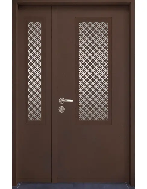 דגם נפחות בינוני דלת וחצי צבע חום קפה MR09