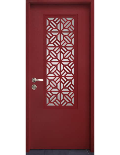 דלת כניסה מעוצבת בדגם קיוטו בסגנון מודרני.