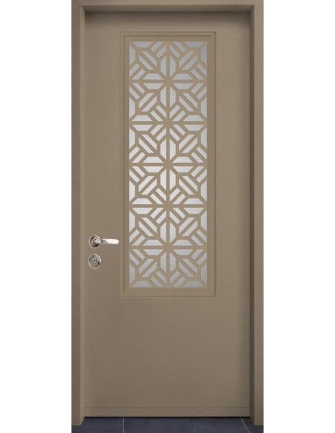 דלת כניסה מעוצבת דגם קיוטו בסגנון מודרני.