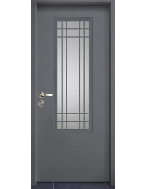 דגם ויקטוריה דלת כניסה צבע אפור בטון 7110