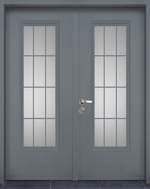 דגם לימסול דלת כפולה צבע אפור שמיים 7322