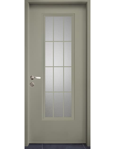 דגם לי מסול דלת כניסה צבע אפור חאקי 7240