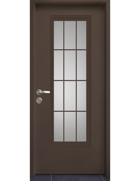 דגם לימסול דלת כניסה צבע חום קפה MR09