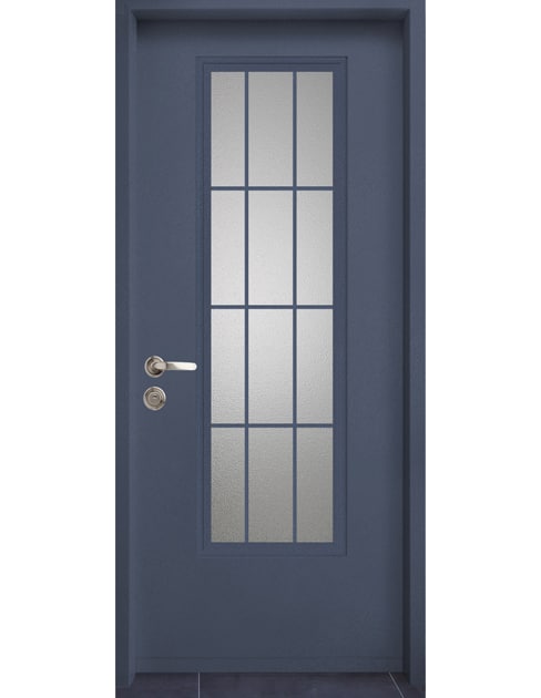 דגם לימסול דלת כניסה צבע כחול חצות 5103