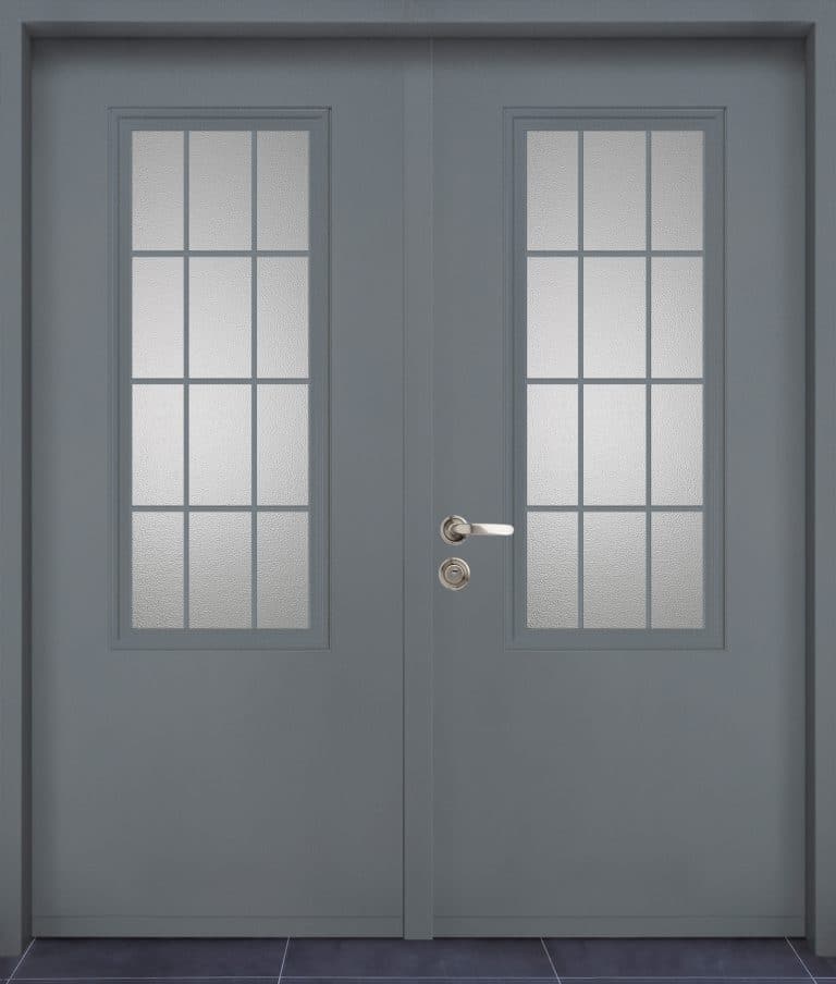 דגם פירנצה דלת כפולה צבע אפור שמיים 7322