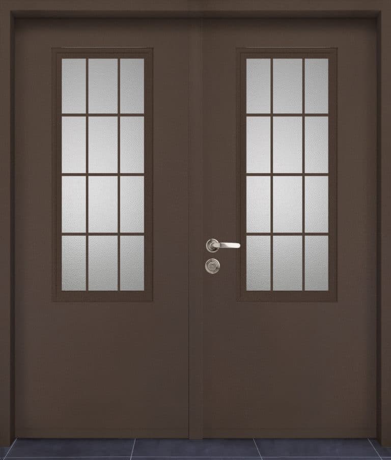 דגם פירנצה דלת כפולה צבע חום קפה MR09