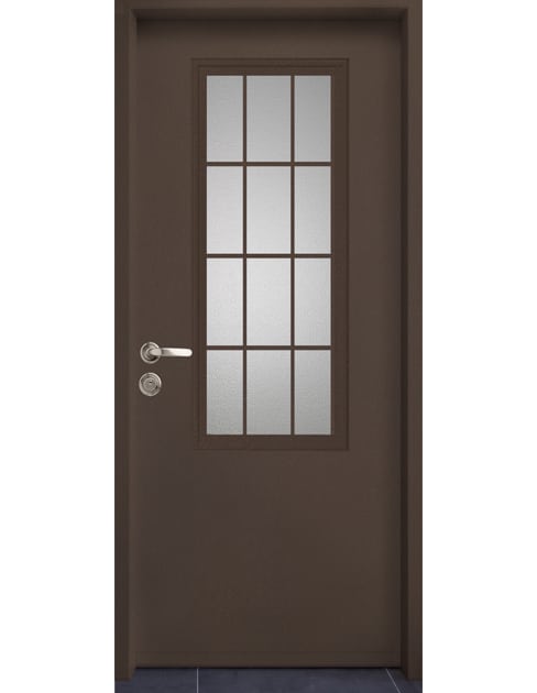 דגם פירנצה דלת כניסה צבע חום קפה MR09