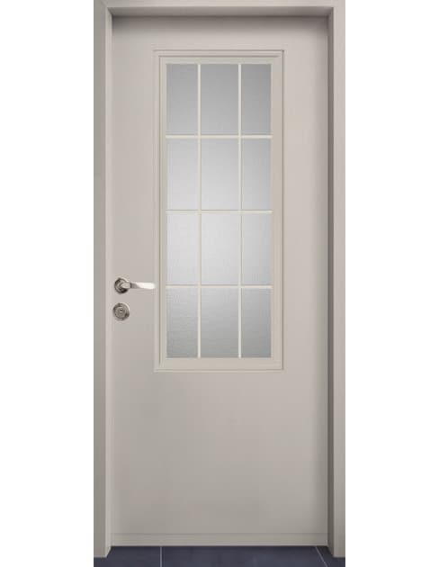 דגם פירנצה דלת כניסה צבע שמנת חלבית 9001