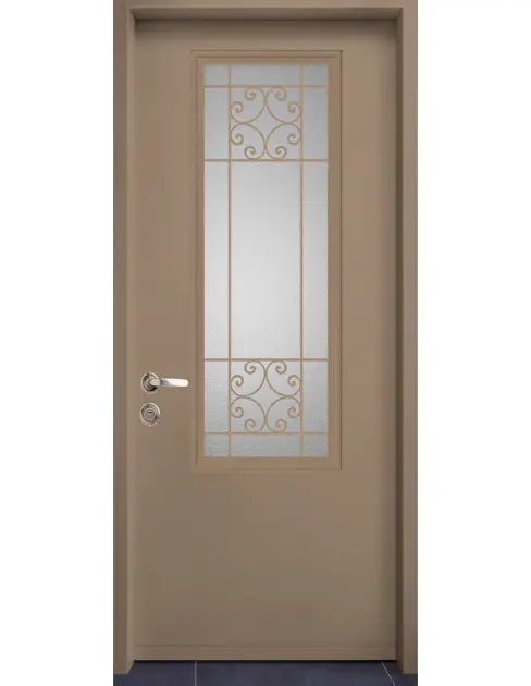 דלת כניסה אקוסטית -דגם בולוניה-קפוצינו-2030