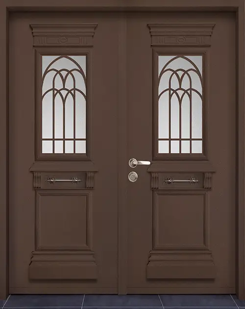 דגם יוני ארקוס דלת כפולה צבע חום קפה MR09