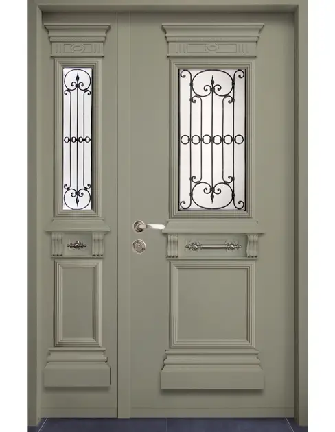 דגם יוני דלת וחצי צבע אפור חאקי 7240