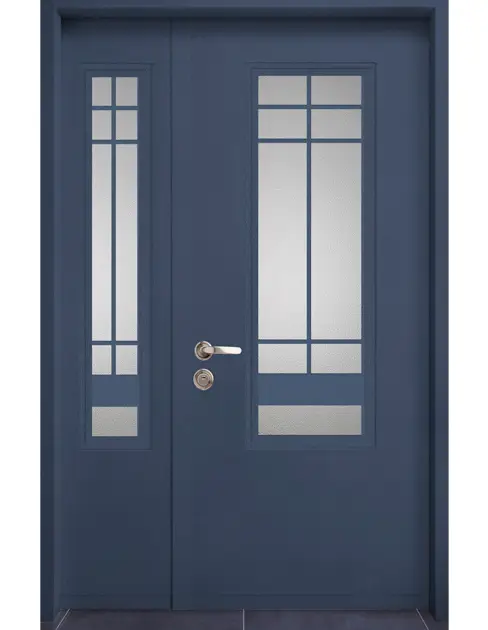 דגם נווה צדק  דלת וחצי צבע כחול חצות 5103