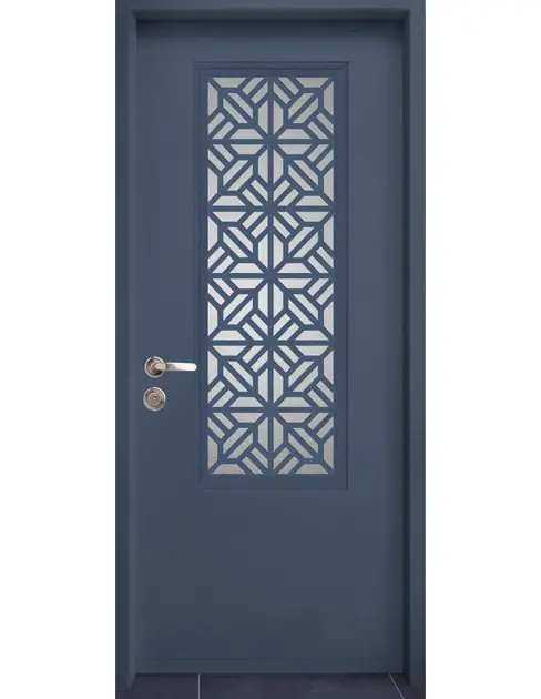 דלת כניסה במבצע -דגם-קיוטו-כחול חצות-5103